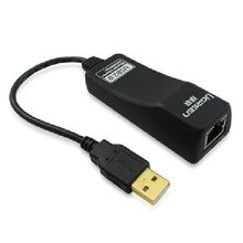 绿联20241 USB2.0有线网卡 为平板电脑与笔记本带来稳定高速的网络连接